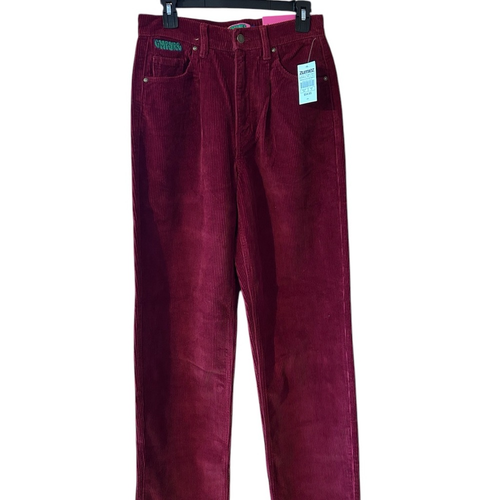 Zumiez Red or mustard color corduroy pants